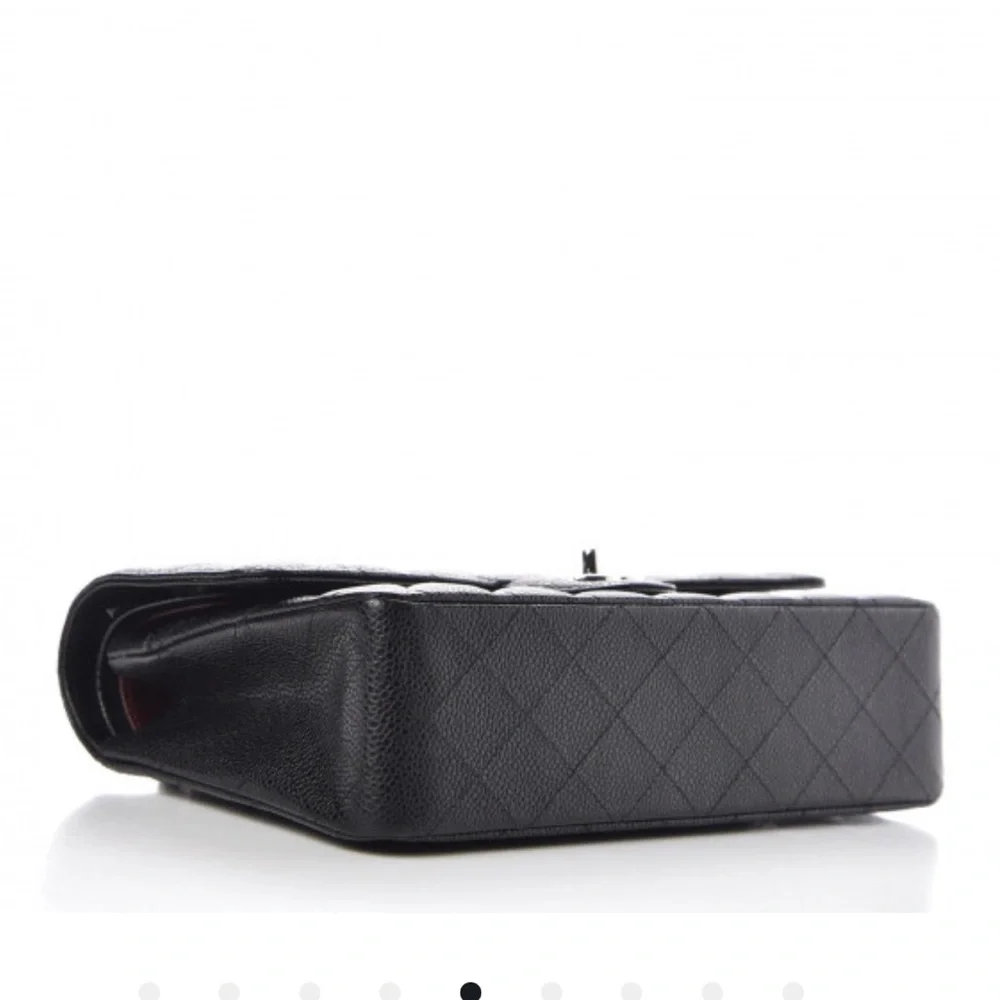 Authentic CHANEL Caviar Medium Double Flap Bag - Picture 3 of 8